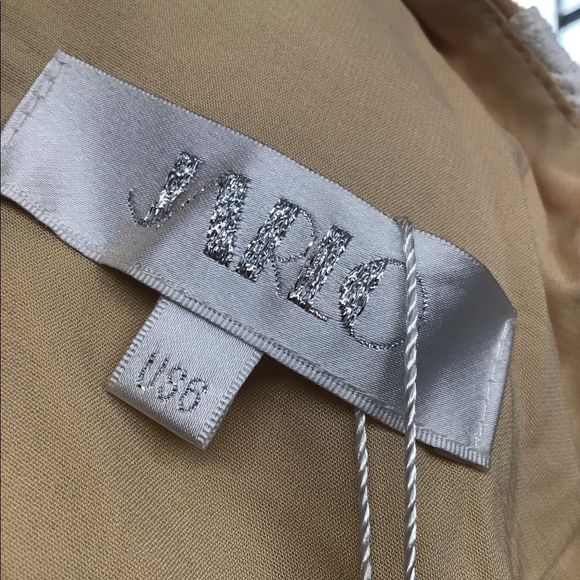 Jarlo Spring Ivory Nude Lace Illusion Flounce Halter Long Dress New With Tag 6 - Picture 8 of 11